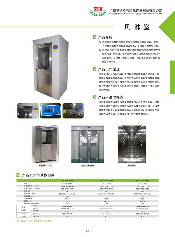 全冷板風淋室的構（gòu）造及（jí）特點