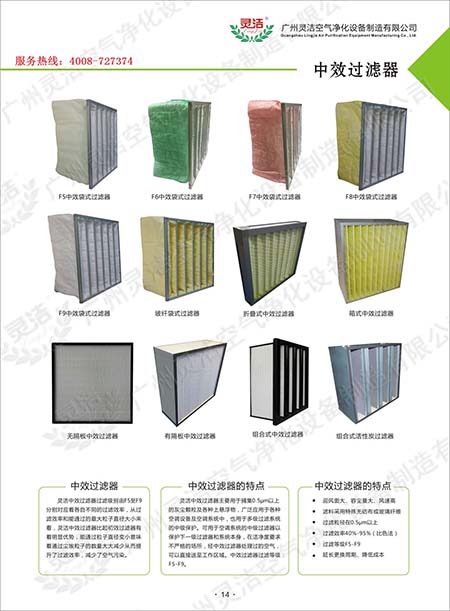 F5袋（dài）式中效過濾器-F5中效袋式過濾器